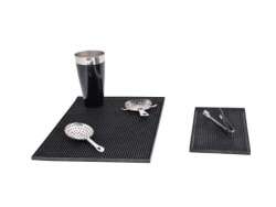 ΣΕΡΒΙΣ ΜΑΤ ΜΑΥΡΟ (ΛΑΣΤΙΧΟ) 30χ17χ1Υcm.