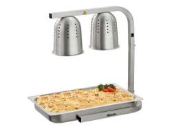 114282 Bartscher Θερμαντικό με 2 υπέρυθρες θερμικές λάμπες