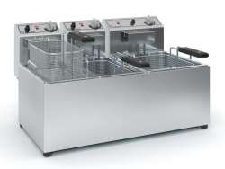 ΦΡΙΤΕΖΑ ΗΛΕΚΤΡΙΚΗ ΤΡΙΠΛΗ ΜΟΝΟΦΑΣΙΚΗ 4+4+7lt F1005(230V)  (ΕΚΠΤΩΤΙΚΟ ΚΟΥΠΟΝΙ)