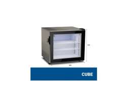 ΕΠΙΤΡΑΠΕΖΙΑ ΒΙΤΡΙΝΑ ΚΑΤΑΨΥΞΗ CUBE