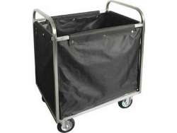 Τρόλεϊ ακάθαρτου ιματισμού ανοξείδωτο 700x500x880
