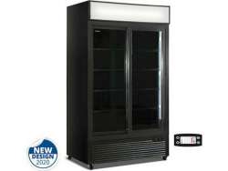 Βιτρίνα συντήρησης διπλή με συρόμενες πόρτες - CL1100 V2GC SL Black