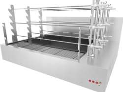 Επιτραπέζια ψησταριά με 9 σούβλες χωρίς φούσκα BIOKAN TLG9