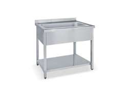 Λάντζα Ανοιχτή 160x70x85cm Με Γούρνα 96x51x35 - LA96-160