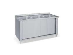 Λάντζα Κλειστή 240x70x85cm Με 3 Γούρνες 50x50x30 ή 40x40x25 - LK3-240