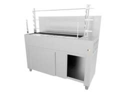 Επιδαπέδια ψησταριά με 3 σούβλες χωρίς φούσκα BIOKAN LG3