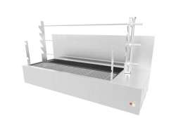 Επιτραπέζια ψησταριά με 3 σούβλες χωρίς φούσκα BIOKAN TLG3  