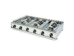 VRETTOS KALLISTI 6 Y (120x70x19cm) Φλόγιστρο Φυσικού Αερίου με 6 Καυστήρες - 58.5 KW