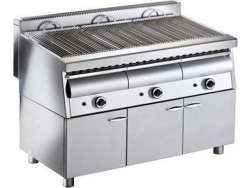 ARTEMIS 3C Ψησταριά γκριλ - πλατό αερίου νερού επιδαπέδιο βαρέως τύπου 121x69x92cm