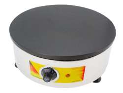 NEW POWER 75-00581(NP-581) Κρεπιέρα Ηλεκτρική Μονή Ø400mm με Μαντεμένιες Πλάκες