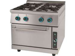 Επιδαπέδια Κουζίνα Υγραερίου με 4 Φλόγιστρα SERGAS FC4FS9 