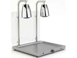 ROCAM Helios 2/1 FIX P2 Carving Station Θερμαινόμενη Επιφάνεια με Λάμπα για Μπουφέ