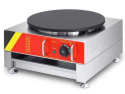 NEW POWER 75-00583 (NP-583) Κρεπιέρα Ηλεκτρική Μονή Ø400mm με Μαντεμένιες Πλάκες