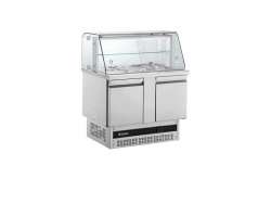 Ψυγείο Σαλατών 108x70x130cm με βιτρίνα INOMAK BSV7300