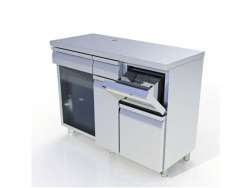 Ερμάριο Καφέ Inox 141x70x105cm AK147K