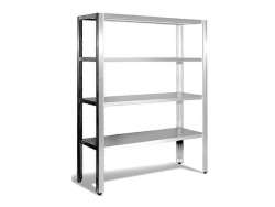 Ραφιέρα Inox Ράφια 180x50x180cm SC1850