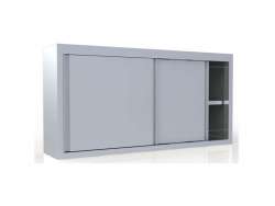 Ποτηριέρα Συρόμενες Πόρτες INOX 190x40x70cm PE194I