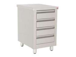 Ερμάριο με 4 συρτάρια inox Inomak ESS752D