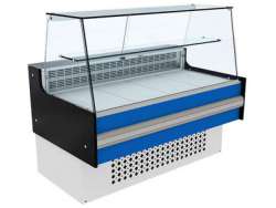 Βιτρίνα αλλαντικών με ψυχόμενη αποθήκη ΙΝΟΧ 304 100Χ90Χ120
