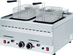 NORTH FL62 Επιτραπέζια Ηλεκτρική Φριτέζα Διπλή 230V 10+10Lit   - (ΕΚΠΤΩΤΙΚΟ ΚΟΥΠΟΝΙ)