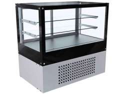 Βιτρίνα Ψυχόμενη Ζαχαροπλαστείου επιδαπέδια ΙΝΟΧ 304 VENUS VVE 80Χ60Χ130