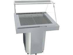 Dominox Ψυγείο Συντήρηση Βιτρίνα με Μοτέρ Ψαριών Ιχθυοπωλείου KPS-090-85 90x85x125εκ.