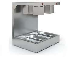 Θερμαντικό με 4 λάμπες ΤΖΕΘΑΝ Hatcon H70 2xGN1/1 700W 73x67x82