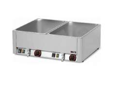 BMV 2115 Bain Marie διπλό για GN 1/1 με βρυσάκια απορροής