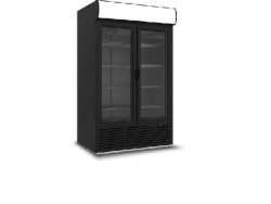   Βιτρίνα συντήρησης διπλή με ανοιγόμενες πόρτες S1300 SC TD BLACK