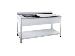 Λάντζα Ανοιχτή Με 1 Γούρνα LA 1G 134 134x70x88cm