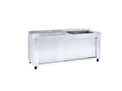 Λάντζα Κλειστή με 1 Γούρνα LK 1G 134 134x70x88cm