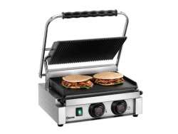 Τοστιέρα μεσαία ραβδωτή πάνω & λεία κάτω A150976 MDI 1R