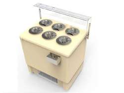 Crystal Festival 6 Ψυγείο Παγωτού 