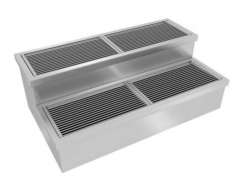 Σχαριέρα Κάρβουνο Διπλή 120x60x44cm BIOKAN CGD4