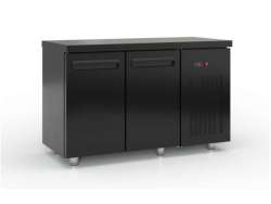 Ανοξείδωτο ψυγείο πάγκος συντήρηση PSM13560 με 2 πόρτες GN BLACK