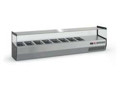 Ψυγείο πίτσας set-up για 8 GN 1/4 VRP.180.SQ/8GN με μηχανή	