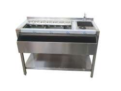 Μεταλλικό Bar Station με Διαστάσεις 120x70x86cm