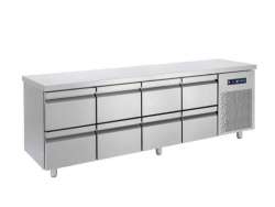 Ψυγείο Πάγκος με 8 Συρτάρια 239x70x85cm PG 239 S 