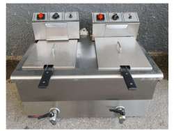 ΦΡΙΤΕΖΑ ΗΛΕΚΤΡΙΚΗ ΤΡΙΦΑΣΙΚΗ ΔΙΠΛΗ 7500W 10+10lt ΜΕ ΒΡΥΣΑΚΙ Τx10(380) ΜΕΤΑΧΕΙΡΙΣΜΕΝΗ