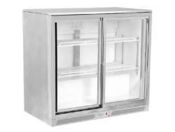 Dynamic GN-220LS Ψυγείο Bar Cooler Inox με 2 συρόμενες πόρτες