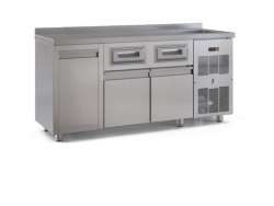 ΨΥΓΕΙΟ - Ερμάριο καφέ & αμπάρι 175x70x87cm(πόστο)PSCAF180.ΑΒ