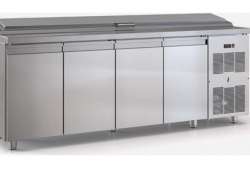 Ψυγείο πάγκος σαλατών συντήρηση με καπάκι PSM22070BAR.C με 4 πόρτες