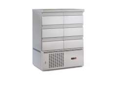 Αποθήκη ψαριών συντήρησης PSM.9070.6SIR.PSAR με μηχανή κάτω στατικής ψύξης