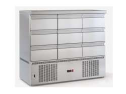 Αποθήκη ψαριών συντήρησης PSM.13570.9SIR.PSAR με μηχανή κάτω στατικής ψύξης